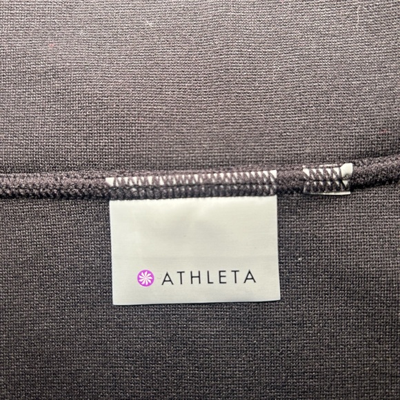ATHLETA STRATA BLACK A-LINE ZIPPERED POCKET SKIRT Size Large - Picture 3 of 7